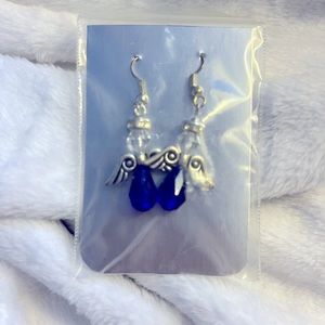 Angel Dangle Earrings Pierced Brand New and Sealed